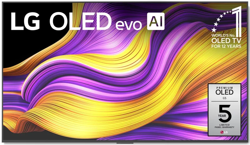 LG OLED55G51LW.AEU OLED evo AI G5 55" 4K UHD teler, must