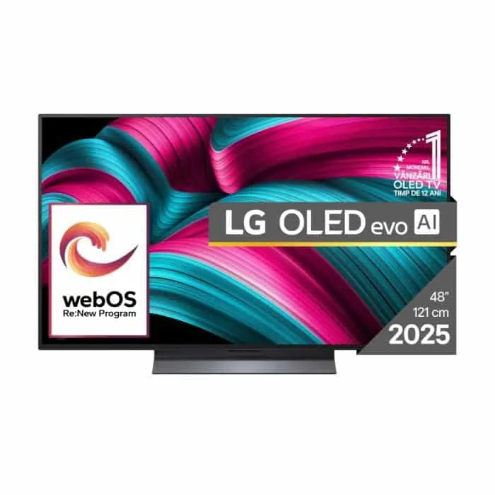 LG OLED48C52LA 48" 4K OLED evo AI C5 teler, must