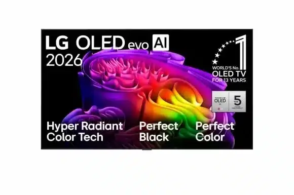 LG OLED55G61LW.AEU OLED evo AI G6 4K UHD teler, 55"