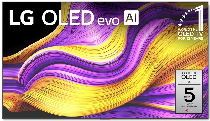 LG OLED77G51LW 77" OLED evo AI G5 4K teler, must