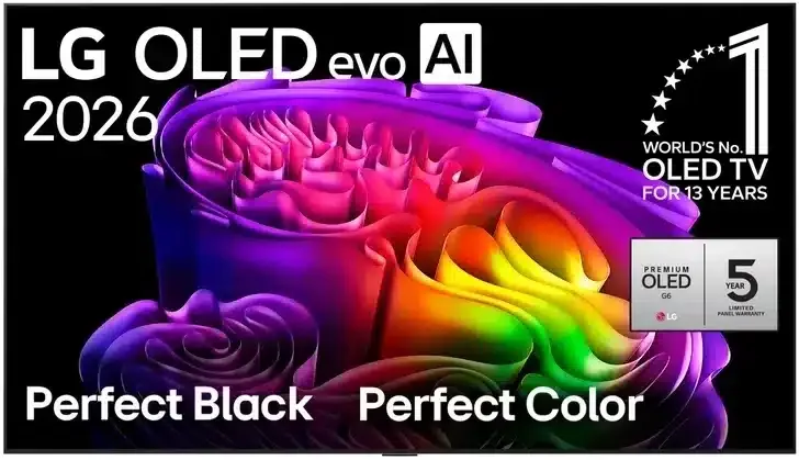 LG OLED97G61LW 97'' OLED evo AI G6 4K UHD teler, must