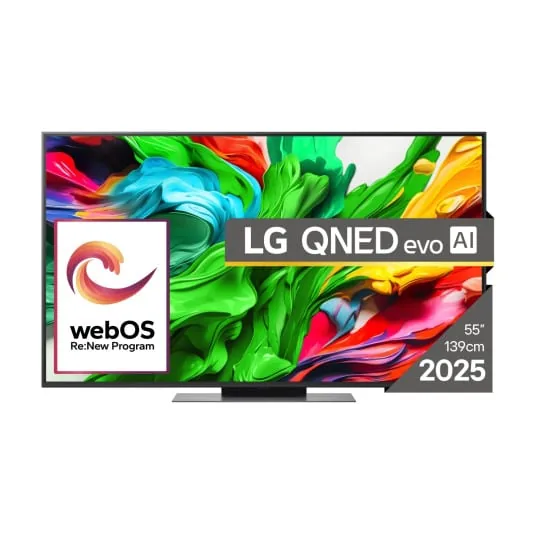 LG 55QNED86A3A QNED evo AI 55" 4K UHD Mini LED teler, must