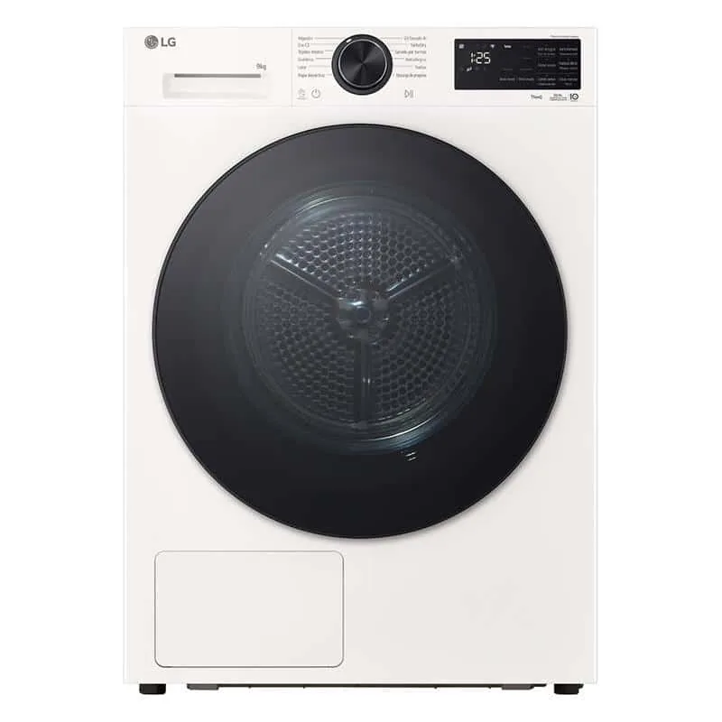 LG RHX5009TWB 9 kg soojuspumbaga pesukuivati, valge