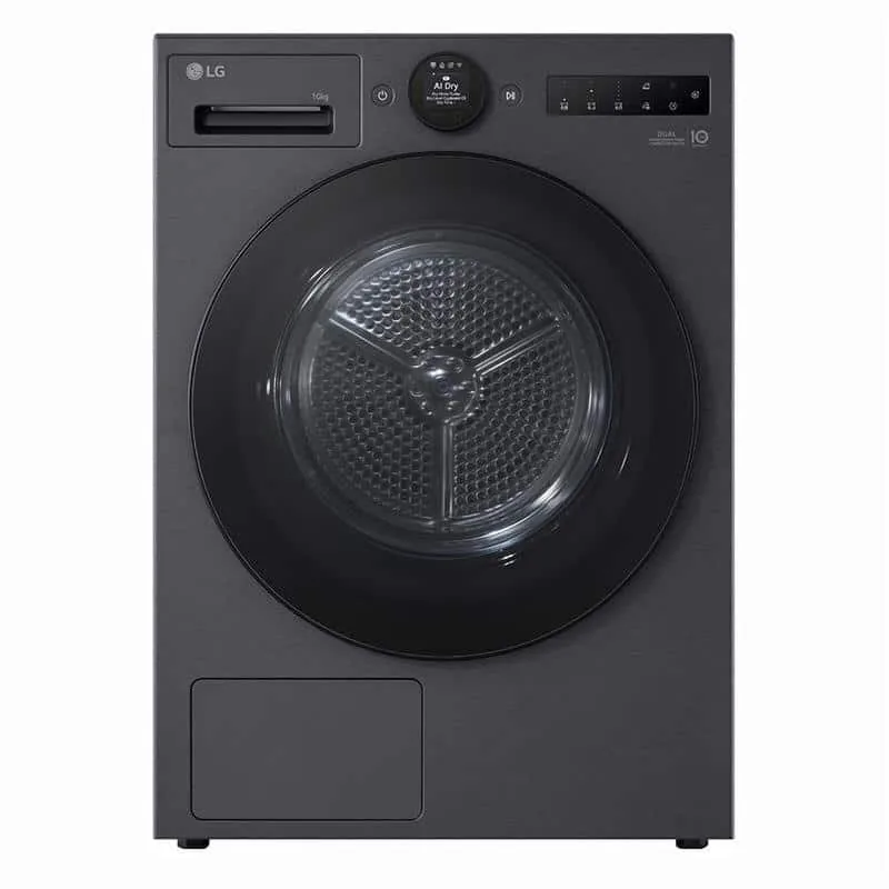 LG RHX7010TBB.BEBQKCE soojuspumbaga pesukuivati, 10 kg, mattmust