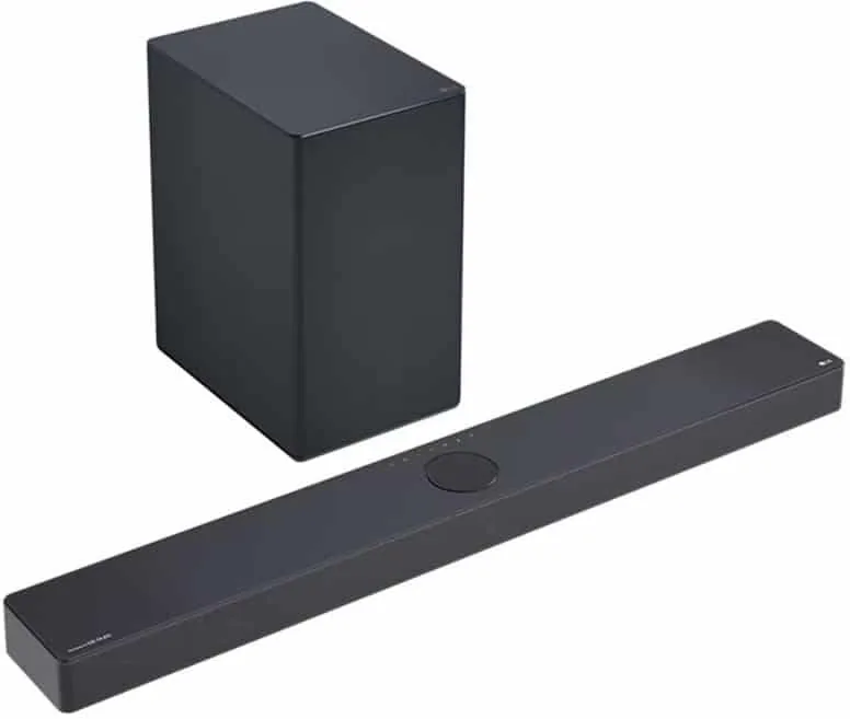 LG SC9S soundbar 3.1.3 Dolby Atmos, juhtmevaba subwoofer, must