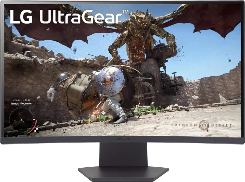 LG UltraGear 27GS60QC 27" QHD 180Hz nõgus mängurimonitor