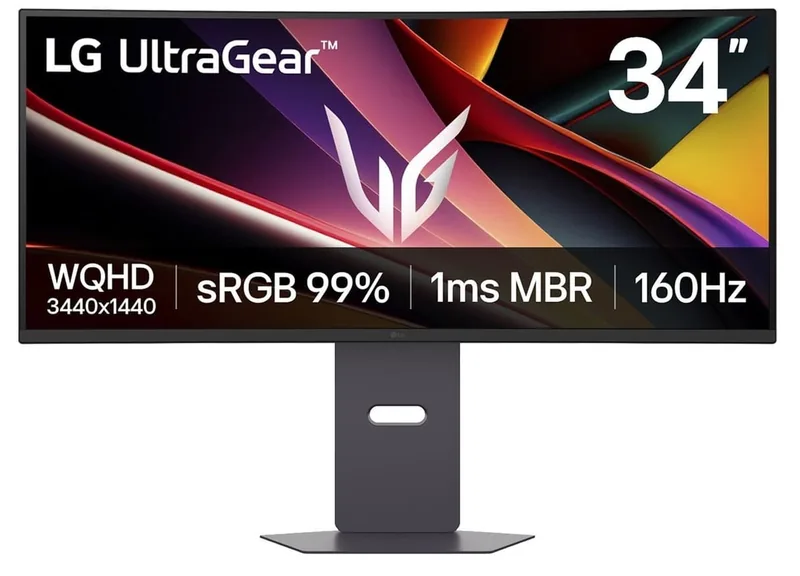 LG UltraGear 34G600A-B 34" nõgus mängurimonitor, WQHD, 160Hz