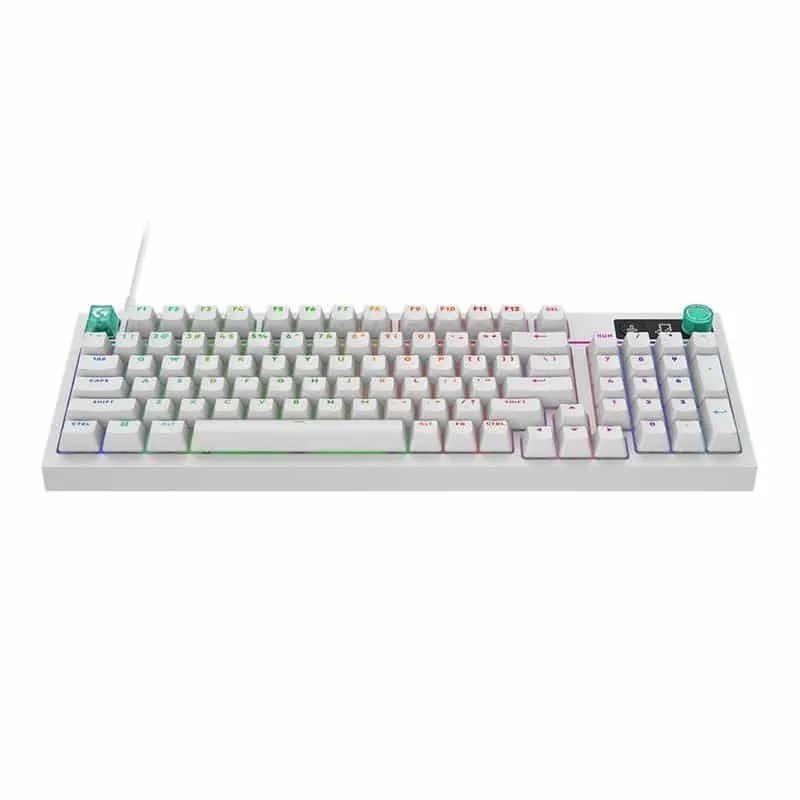Logitech G316 X 98 TKL mehaaniline klaviatuur, Tactile, US, valge