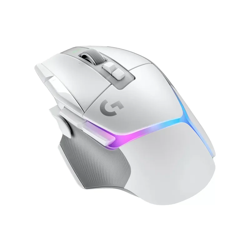 Logitech G502 X PLUS juhtmevaba mänguhiir, valge, 25600 DPI