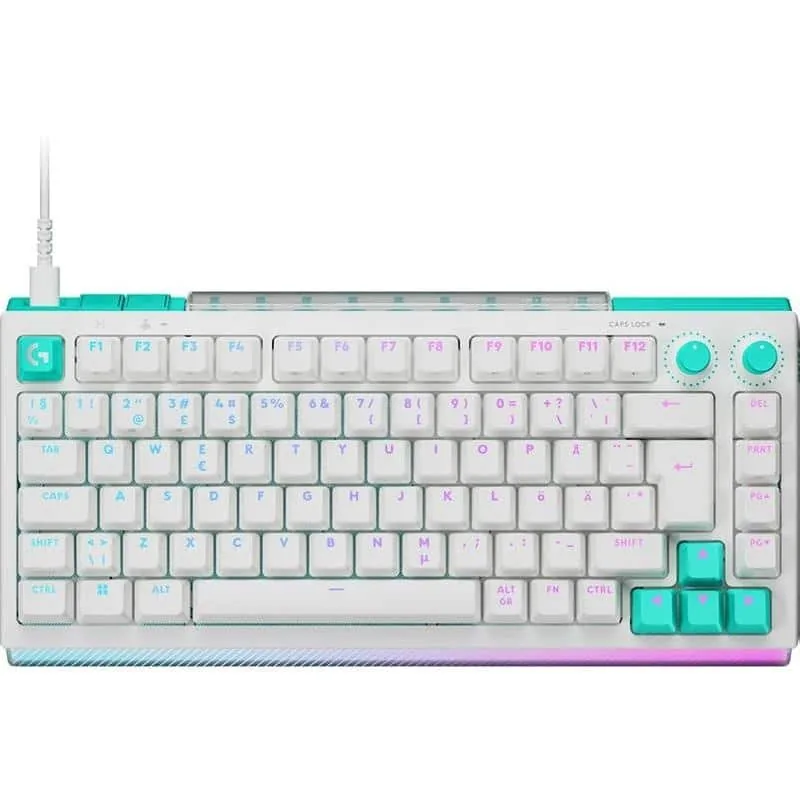 Logitech G512 X 75 Tactile mehaaniline klaviatuur, SWE, valge