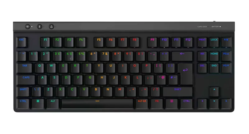Logitech G515 Lightspeed juhtmevaba mänguklaver TKL taktiilne must