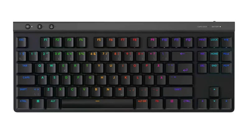 Logitech G515 Lightspeed TKL juhtmevaba mänguklaviatuur, Linear, Nordic
