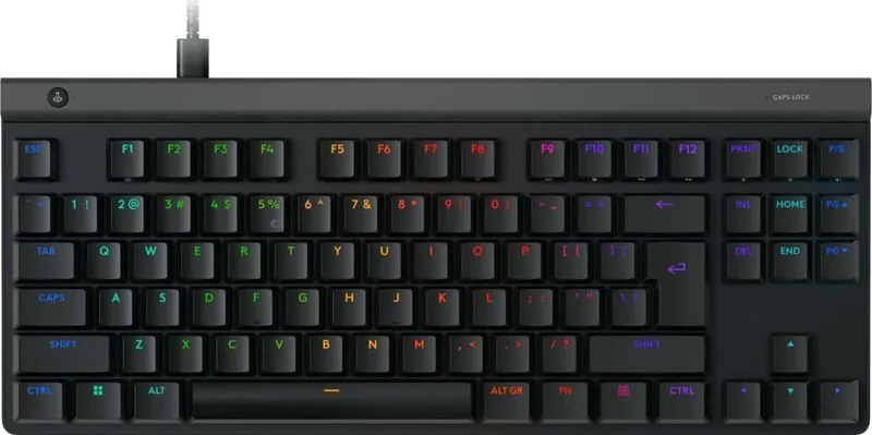 Logitech G515 Rapid TKL mehhaaniline mänguklaviatuur RGB taustvalgusega