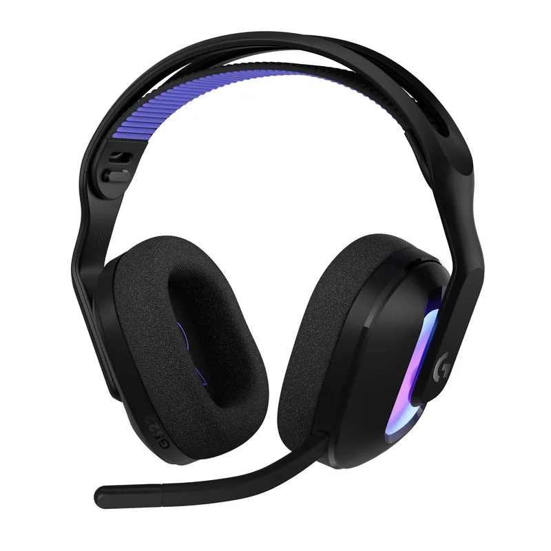 Logitech G522 Lightspeed juhtmevabad mängurikõrvaklapid, must, RGB