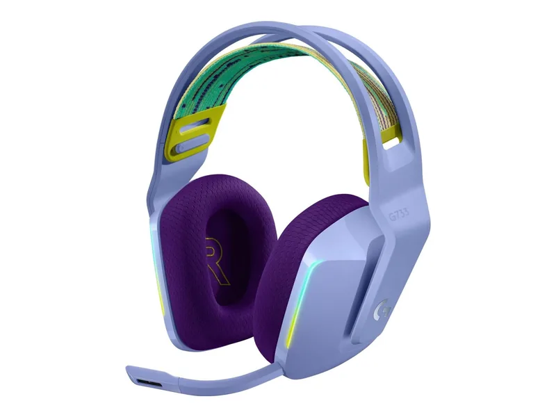 Logitech G733 LIGHTSPEED 981-000890 juhtmevaba mängurikõrvaklapid, lilla