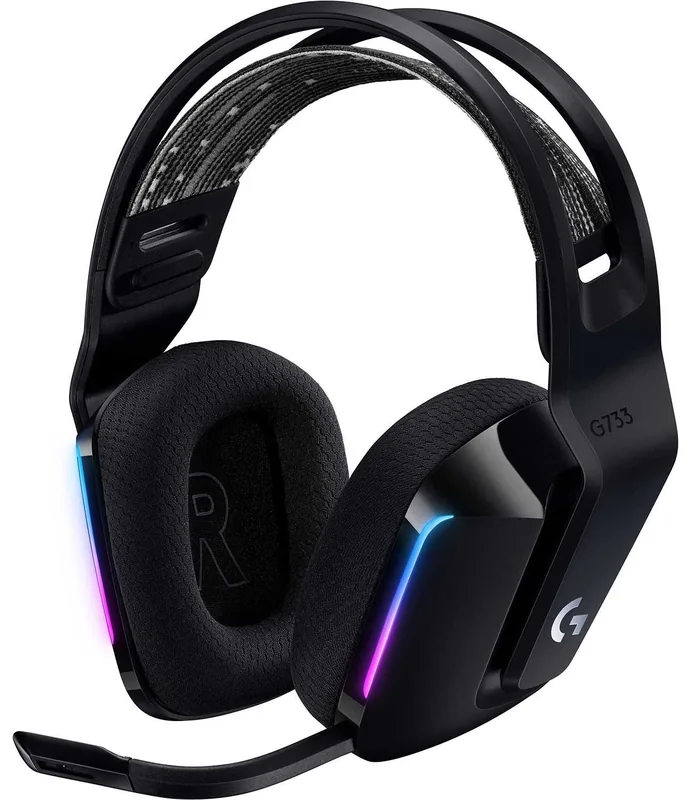 Logitech G733 LIGHTSPEED juhtmevaba RGB mänguri peakomplekt, must (981-000864)
