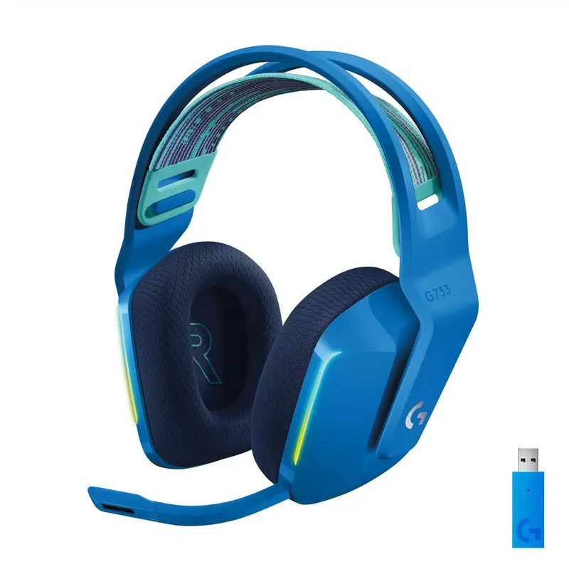 Logitech G733 LIGHTSPEED juhtmevaba RGB peakomplekt, sinine