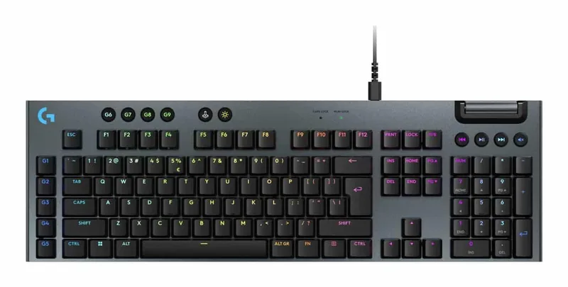 Logitech G915 X 920-012942 juhtmega mehaaniline klaviatuur, taktiilne, US, must