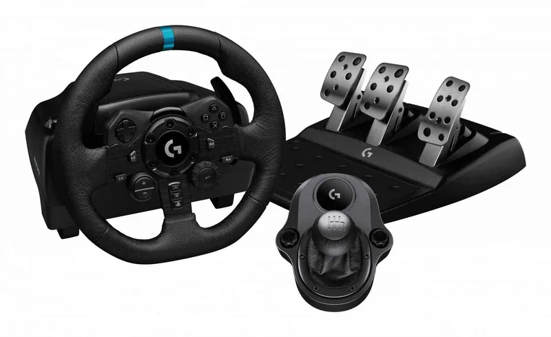 Logitech G923 + Driving Force Shifter roolikomplekt, must