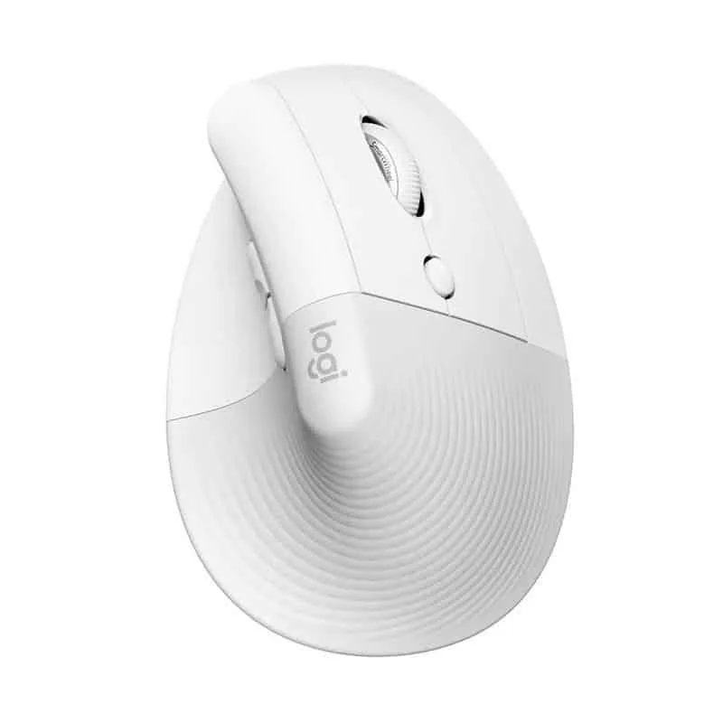 Logitech Lift 910-006477 vertikaalne hiir Macile, valge