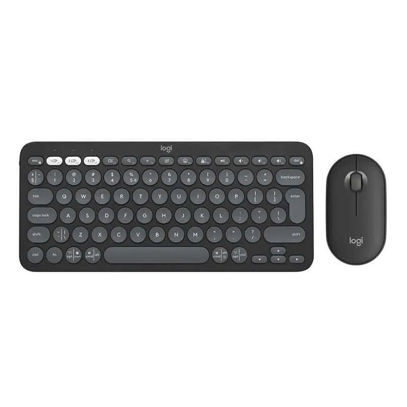 Logitech Pebble 2 Combo 920-012257 juhtmevaba klaviatuur ja hiir, SWE, must