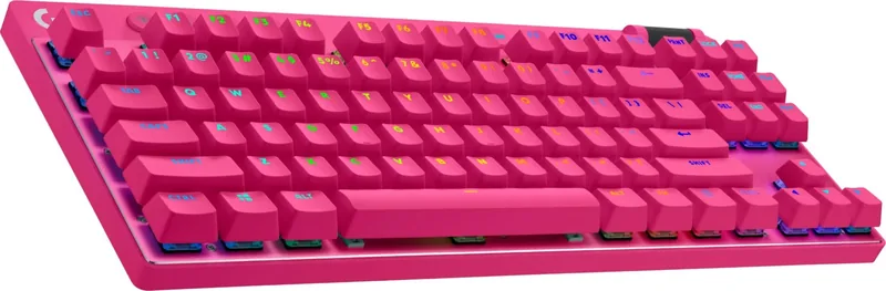 Logitech Pro X TKL 920-012159 juhtmevaba mänguklaviatuur, roosa