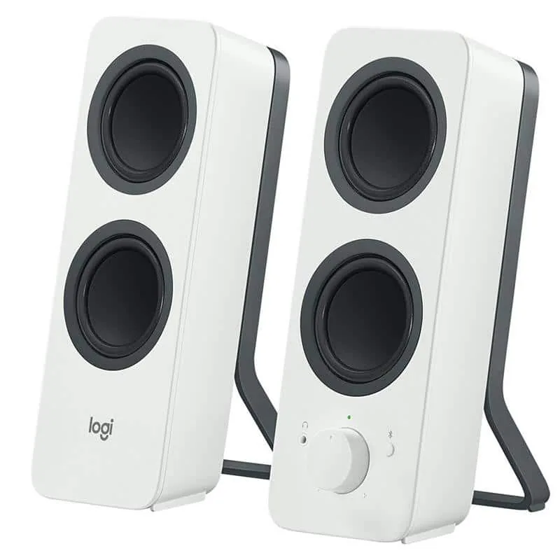 Logitech Z207 2.0 arvutikõlarid Bluetoothiga, valge