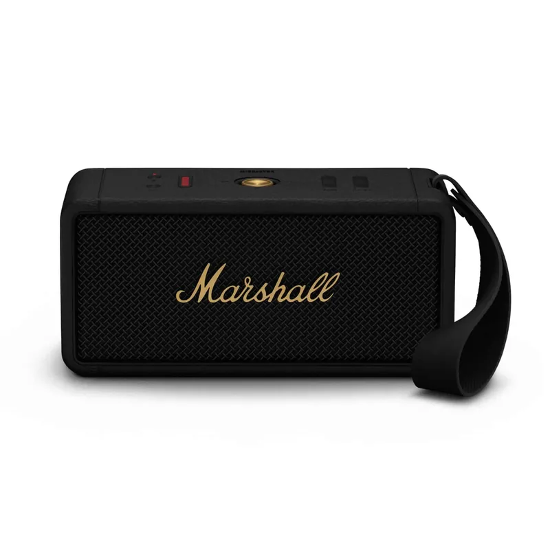 Marshall Middleton, must/kuldne - kaasaskantav Bluetooth kõlar, IP67