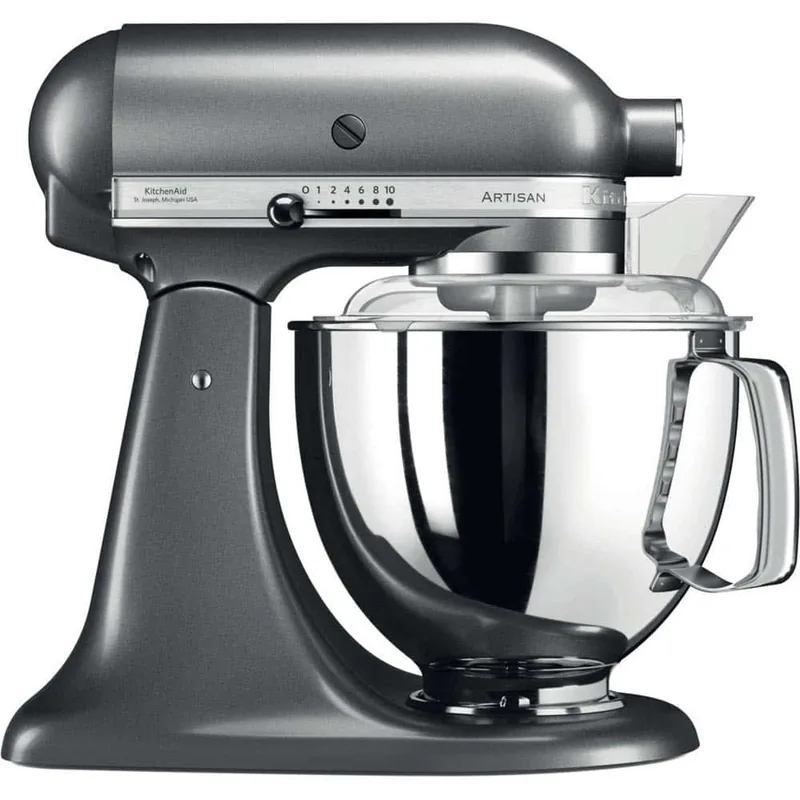 KitchenAid 5KSM175PSEMS Artisan Elegance köögikombain, 4,8 L, hõbedane