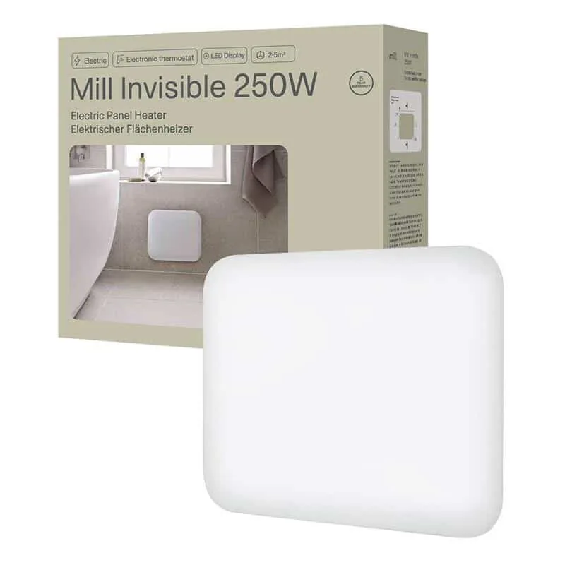 Mill IB250 Invisible paneelkütteseade, 250 W, valge