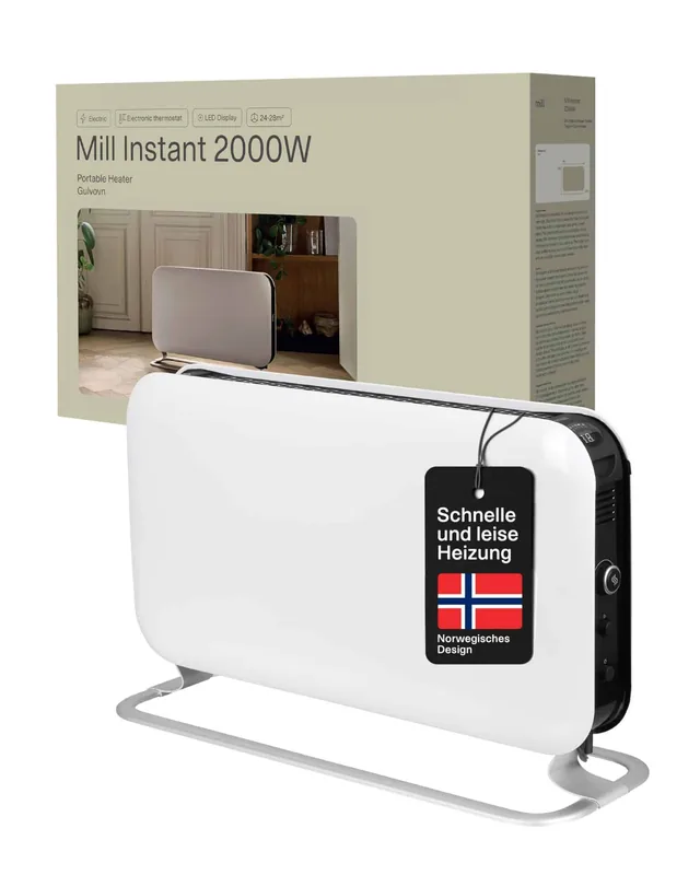 Mill SG2000LED konvektor radiaator, 2000W, valge