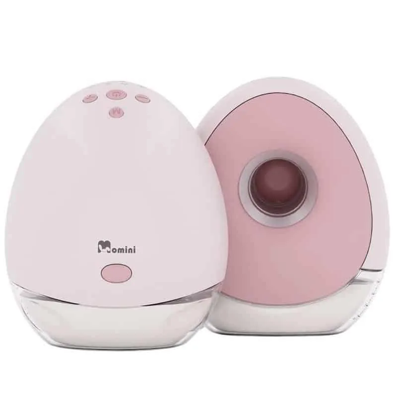 Momini TwinHarmony juhtmevaba rinnapump, 2-ühes, roosa