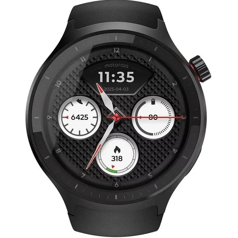 Motorola Moto Watch nutikell, must