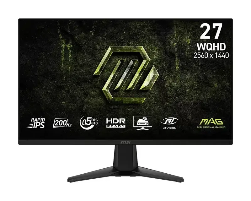MSI MAG 275QF E20 27" WQHD IPS 200 Hz mängurimonitor, must