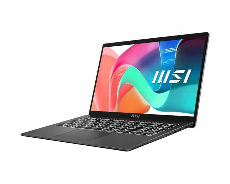 MSI MODERN15-F13MG-643NL Modern 15 sülearvuti 15,6" Intel i7 16GB 512GB hõbedane