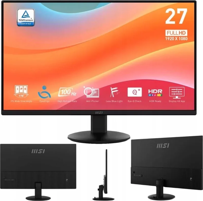 MSI PRO MP272L 27" FHD IPS 100Hz monitor, must