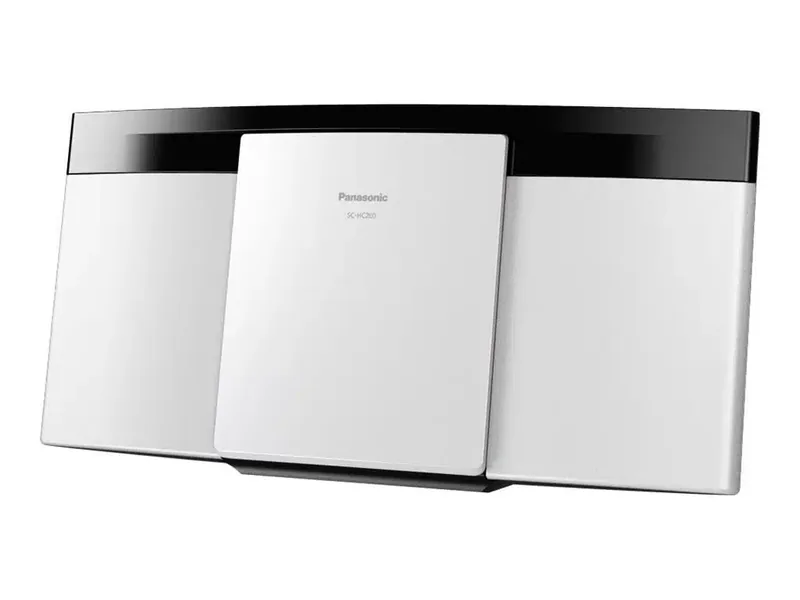 Panasonic SC-HC200EG-W muusikakeskus, CD/Bluetooth, valge