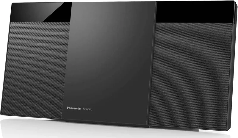 Panasonic SC-HC300EG-K muusikakeskus CD-mängijaga, must