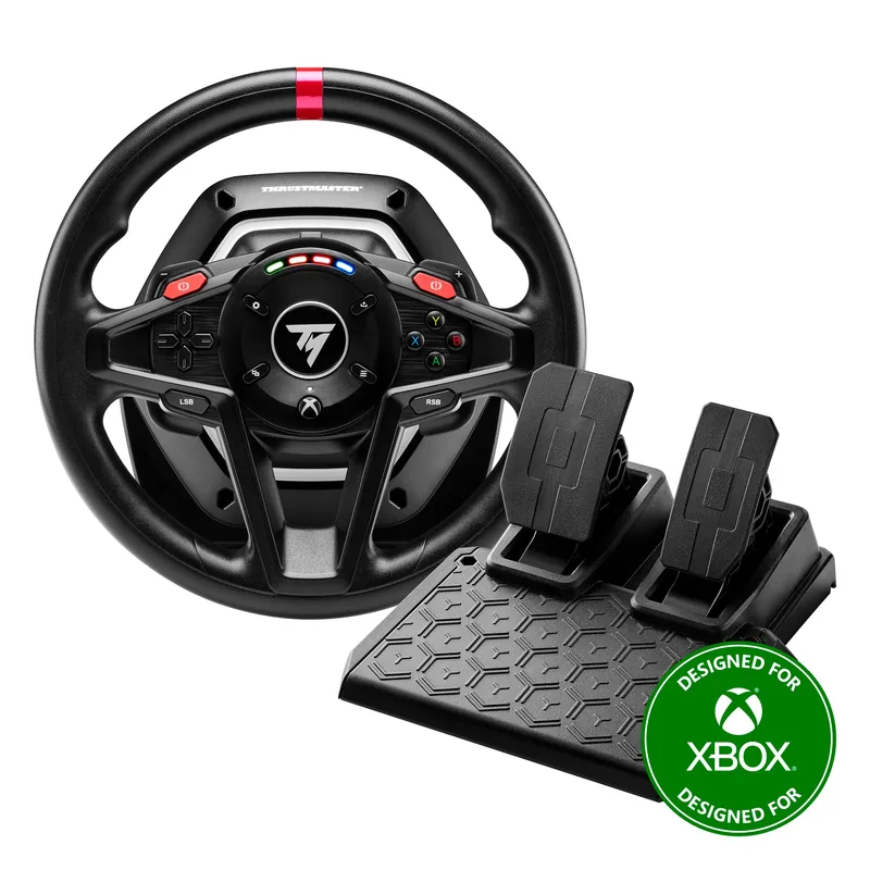 Thrustmaster T128 X mängurool, pedaalidega, must