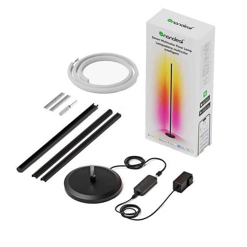 Nanoleaf N7204K02-1FL Matter nutikas põrandalamp, RGB, must