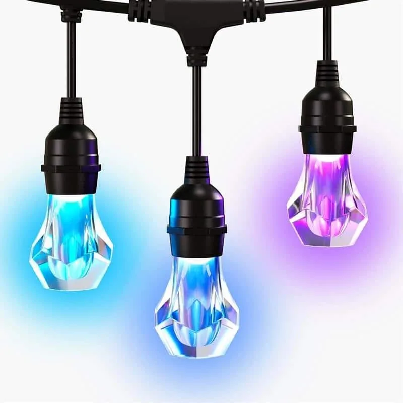 Nanoleaf NF084E00-20SLO Matter välisvalgusnööri pikendus, 15 m, RGB, must