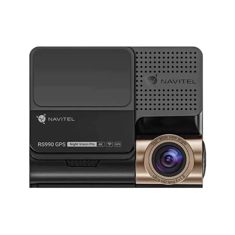 Navitel RS990 GPS 4K videoregistraator tahavaatekaameraga, must