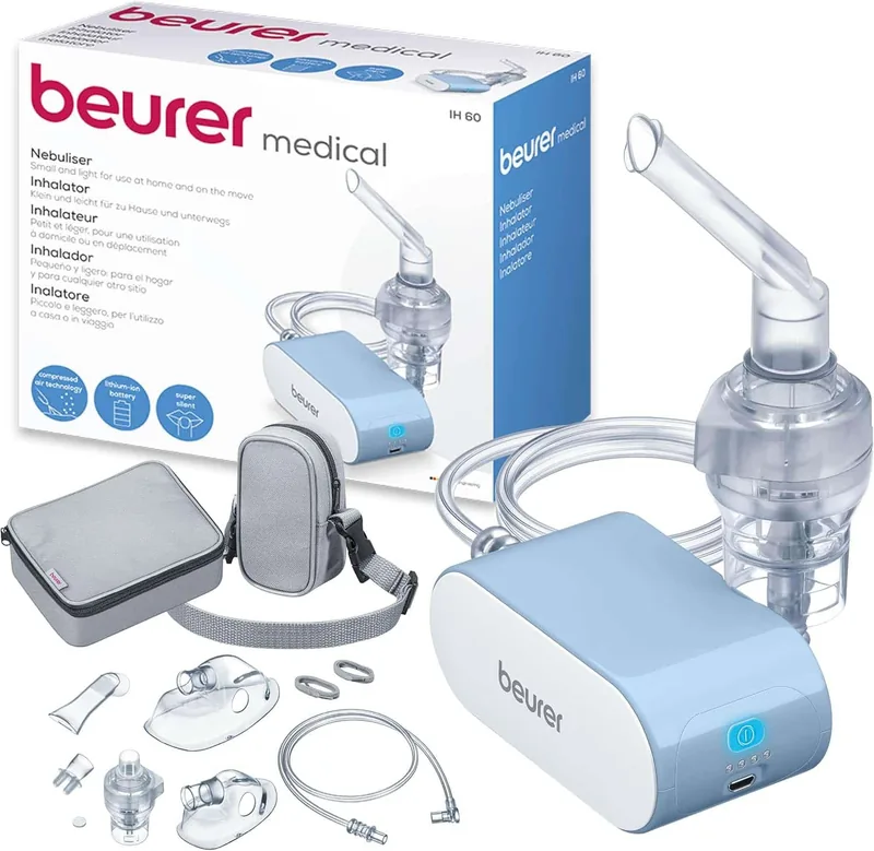 Beurer IH 60 (602.06) suruõhu-inhalaator, aku- ja võrgutoide