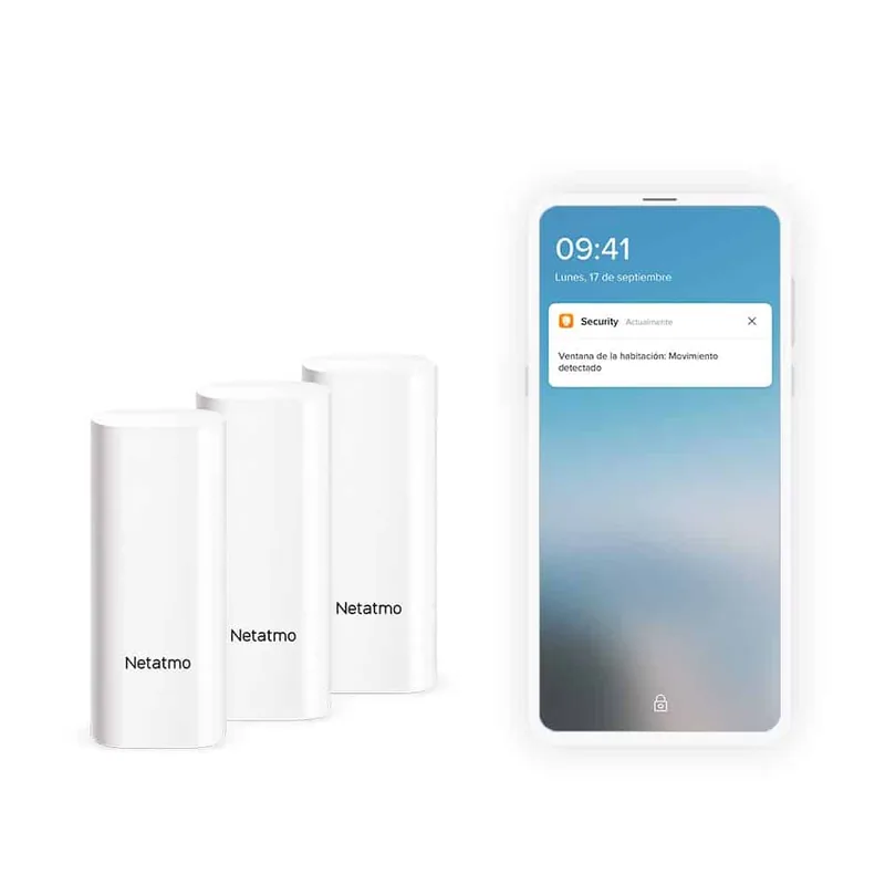 Netatmo DTG-EC juhtmevaba ukse-/aknaandur, 3 tk, valge