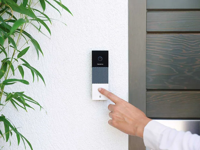 Netatmo NDB-EC nutikas uksekell kaameraga, 2 Mpx, WiFi, inimese tuvastus