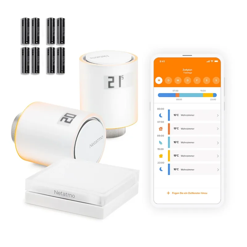 Netatmo NVP-EN Smart Radiator Valves Starter Pack, valge