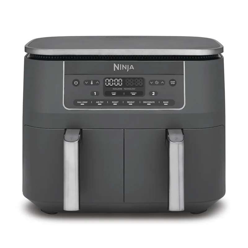 Ninja DZ300EU Dual Zone 6-ühes kuumaõhufritüür, 7.6 L, 2470 W, tumehall