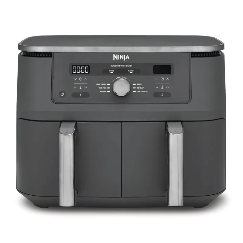 Ninja DZ400EU Dual Zone 6-ühes kuumaõhufritüür, 9,5 L, 2470 W, tumehall