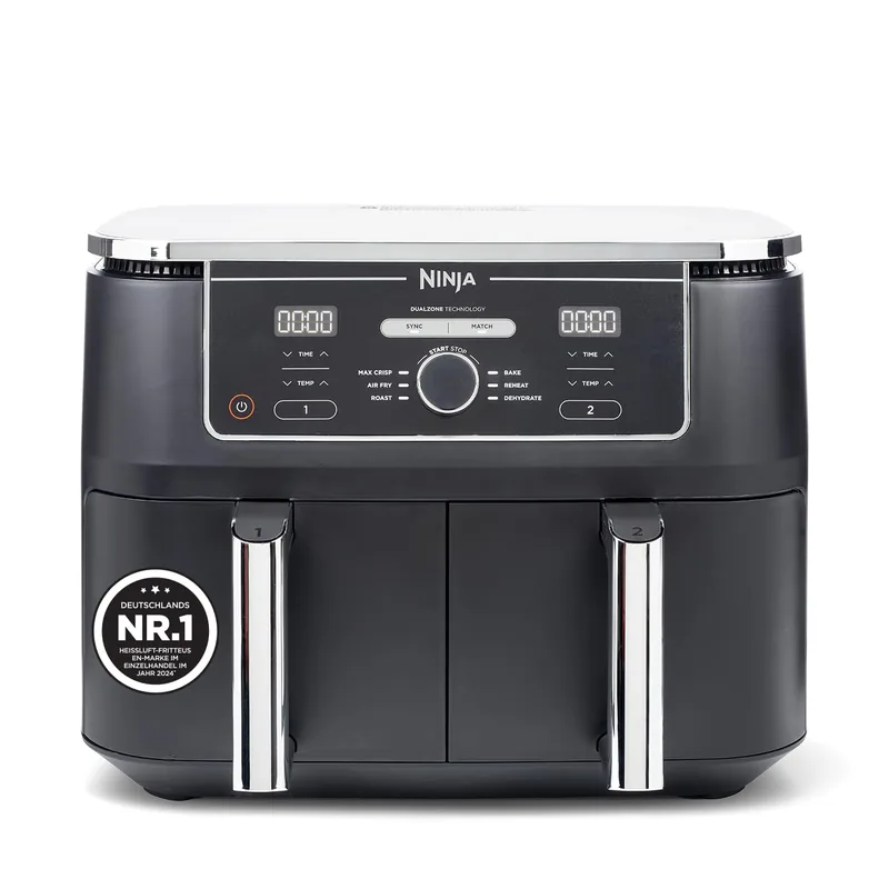 Ninja AF400EU Foodi MAX Dual Zone kuumaõhufritüür, 9,5 L, must
