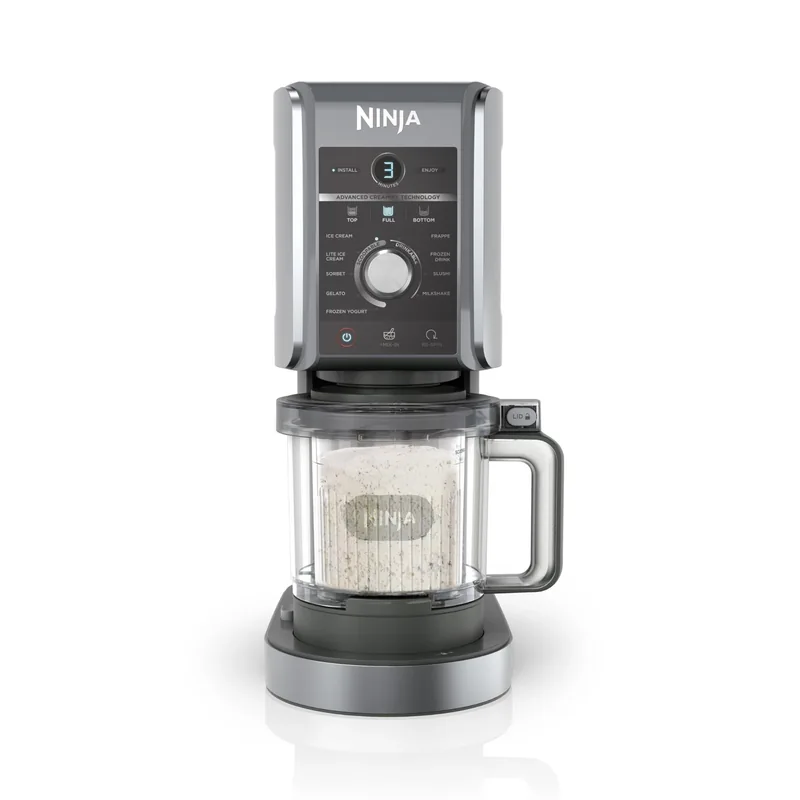 Ninja CREAMi Deluxe NC502EU jäätisemasin 2,1 L 800 W, must/hõbedane